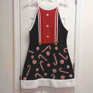 ⭐️5/$25 NOBO Sweater Christmas Dress, Candy Cane's Peppermint Drops! XXL